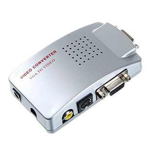 VGA to AV Conversion Box: Connect Your PC or Other Device to a TV with S Video Ports VGA to AV Conversion Box: Connect Your PC or Other Device to a TV with S Video Ports